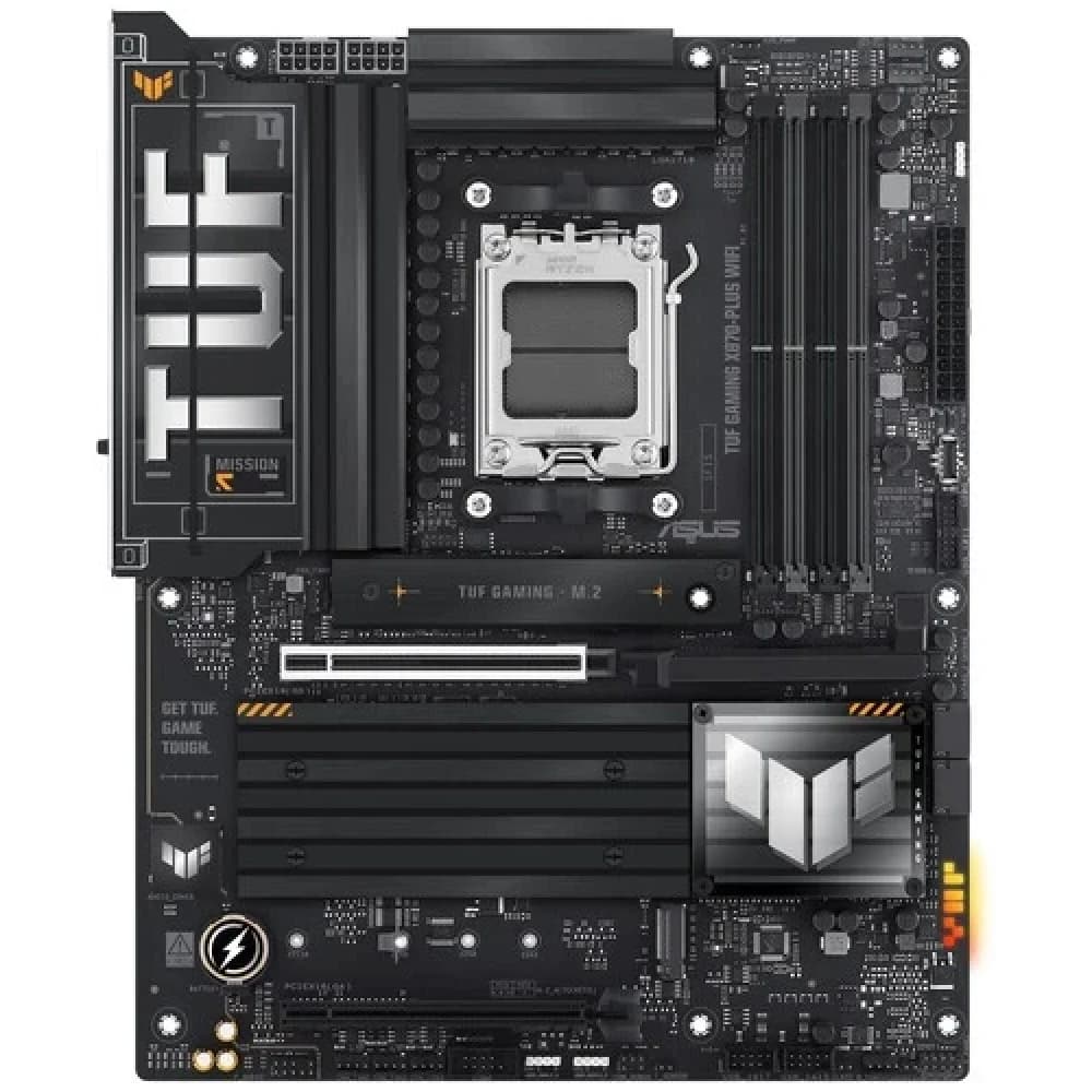 Сист. плата ASUS TUF GAMING X870-PLUS WIFI,X870E,AM5,4xDIMM DDR5,2xPCI-E x16,4xM.2,2xSATA,HDMI,WIFI7,BOX