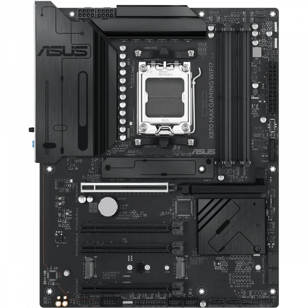 Материнская плата ASUS X870 MAX GAMING WIFI7 AM5 4xDDR5 4xSATA3 RAID 3xM.2 HDMI 2xUSB-C ATX