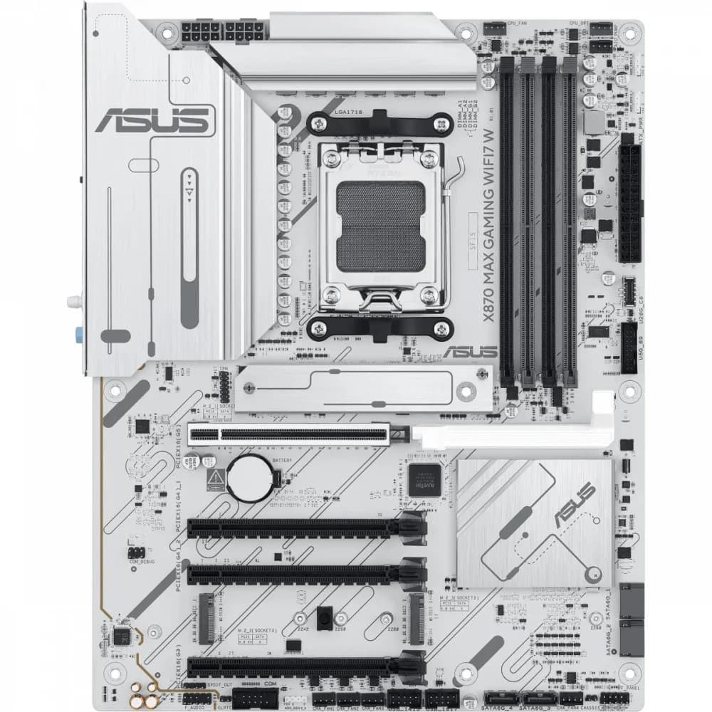 Материнская плата ASUS X870 MAX GAMING WIFI7 W AM5 4xDDR5 4xSATA3 RAID 3xM.2 HDMI 2xUSB-C ATX