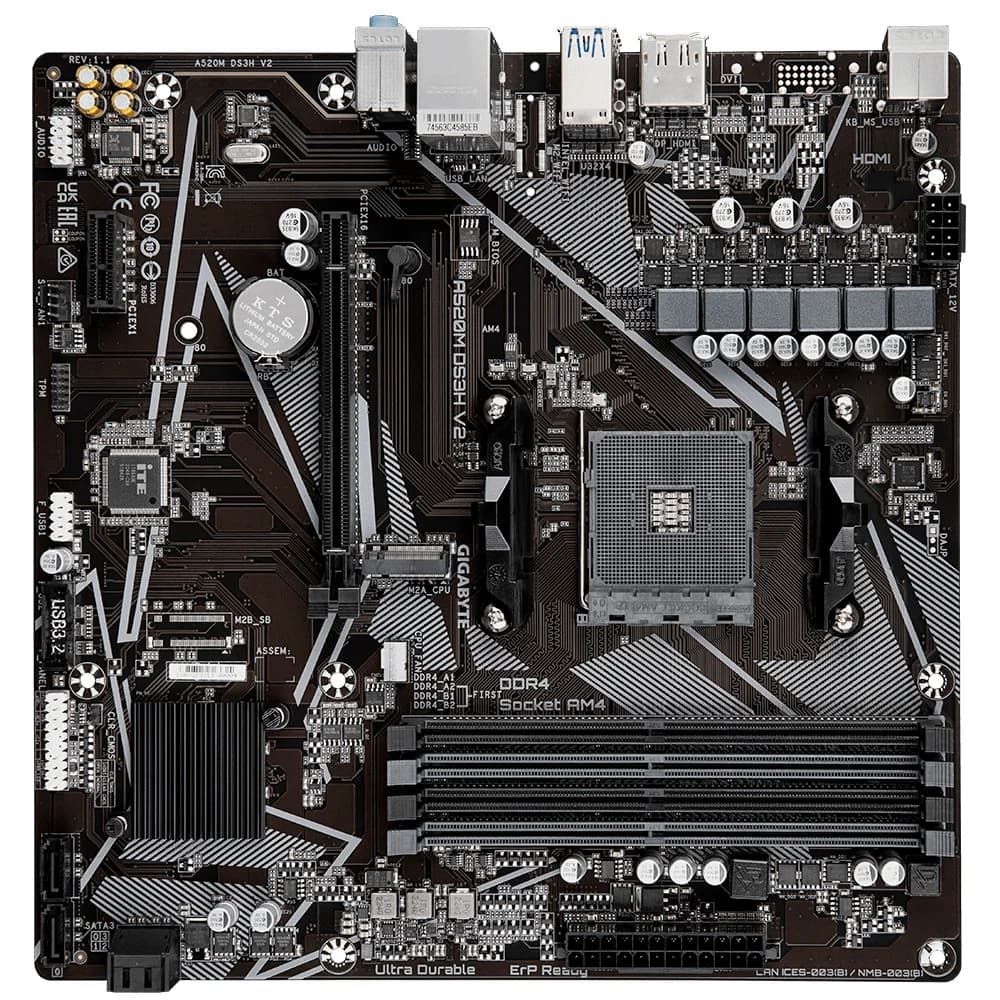 Материнская плата GigaByte A520M DS3H V2 rev.1.1