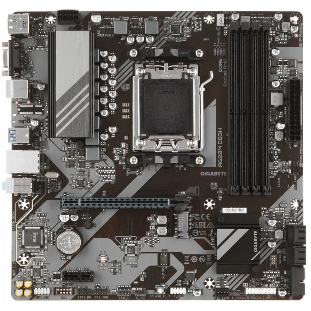 Материнская плата AMD A620 SAM5 MATX A620M DS3H 2.0 GIGABYTE