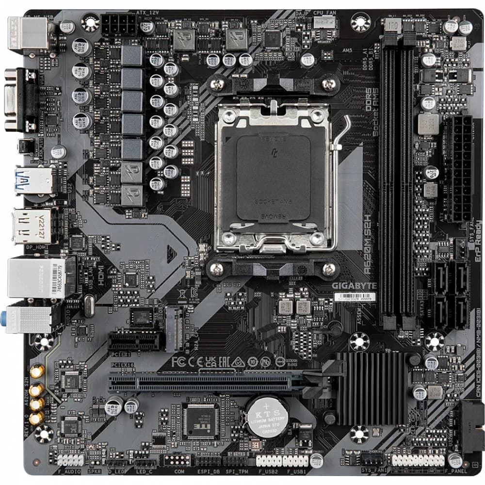 Материнская плата AMD A620 SAM5 MATX A620M S2H 2.0 GIGABYTE