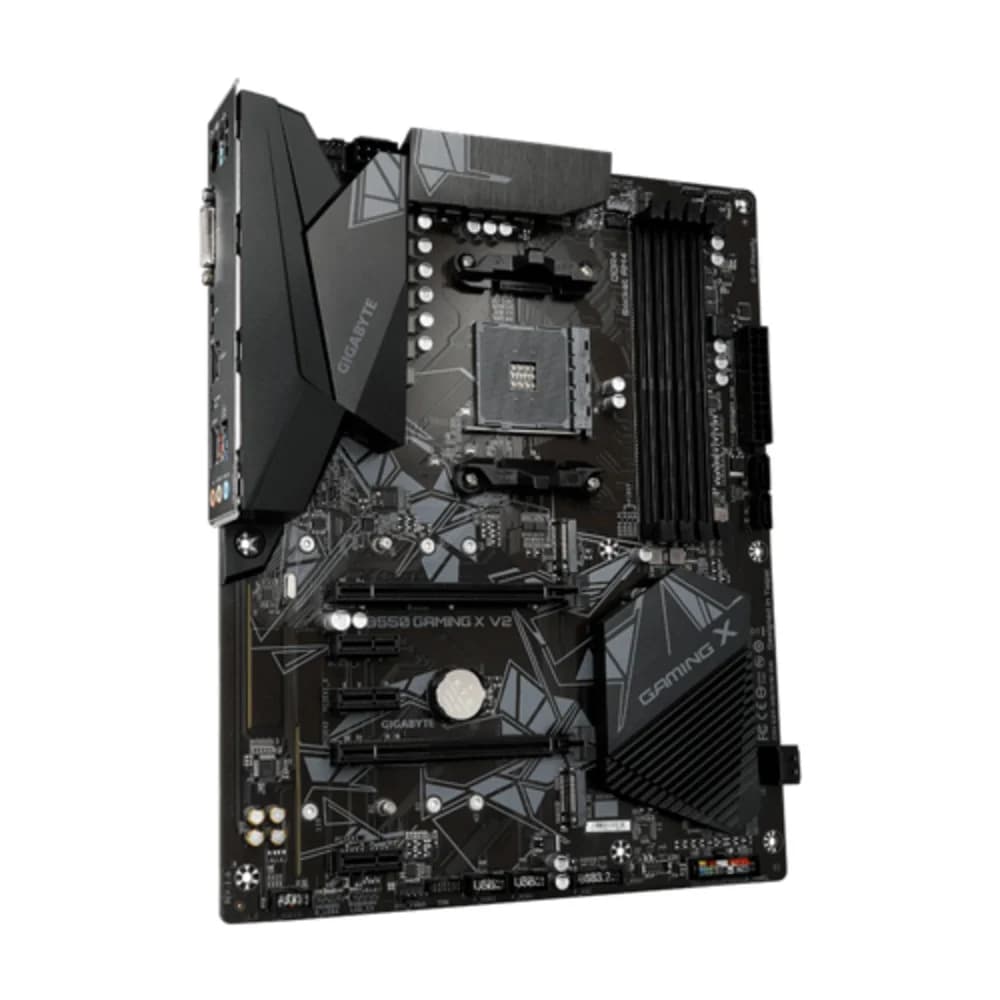 B550 GAMING X V2, Socket AM4, AMD B550, 4xDDR4-3200, DVI-D+HDMI, 2xPCI-Ex16, 3xPCI-Ex1, 4xSATA3(RAID 0/1/10), 2xM.2, 8 Ch Audio, 1xGLan, (2+4)xUSB2.0, (4+2)xUSB3.2, 1xPS/2, ATX, RTL {8} (810702)