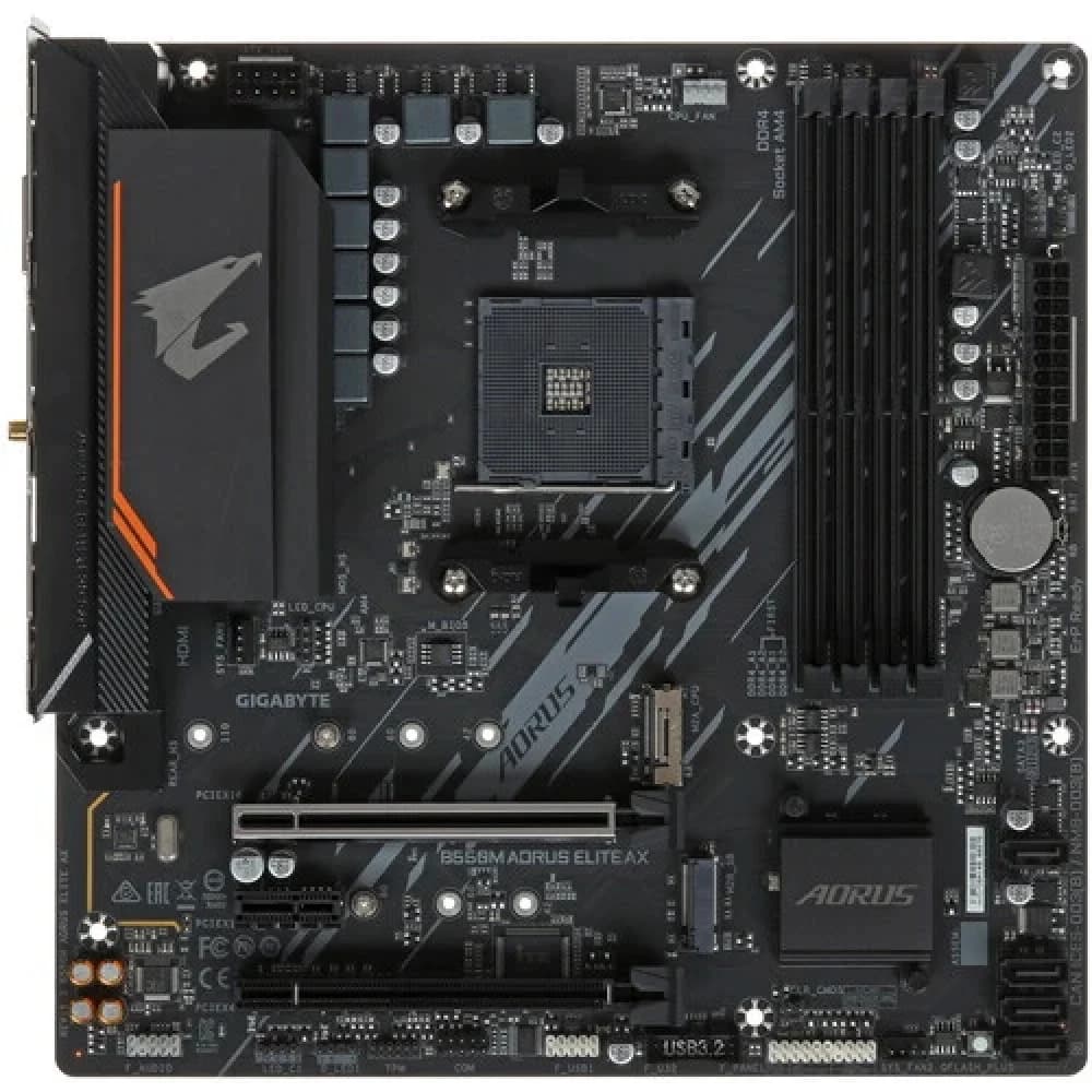 Материнская плата Gigabyte B550M AORUS ELITE AX, RTL
