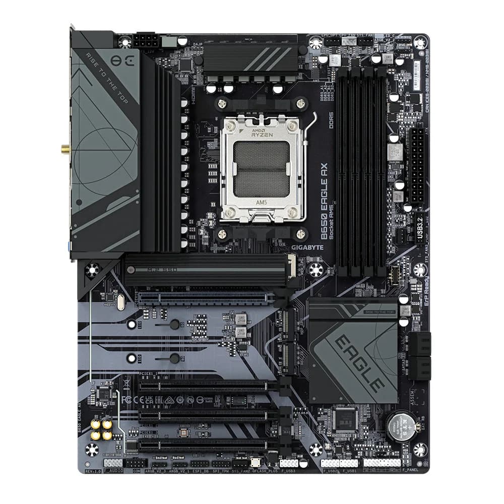 Матплата Gigabyte B650 Eagle AX, AM5,ATX,4DDR-5,4PCI-Ex16,4xSATA3,3xM.2,HDMI,DP,18USB