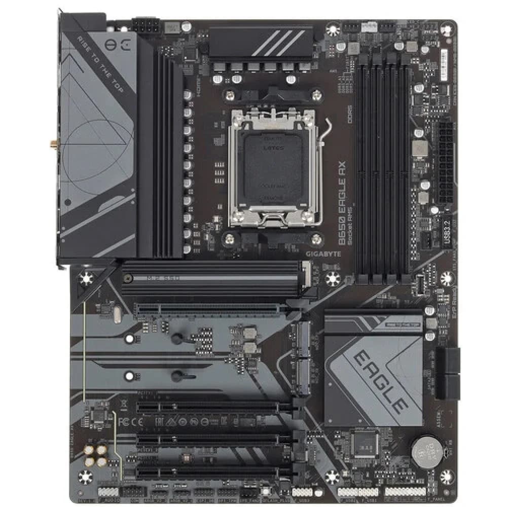 Материнская плата GIGABYTE B650 EAGLE AX, AM5 B650, 4xDDR5, PCIe4.0, DP+HDMI, 3xM.2, GLAN, ATX