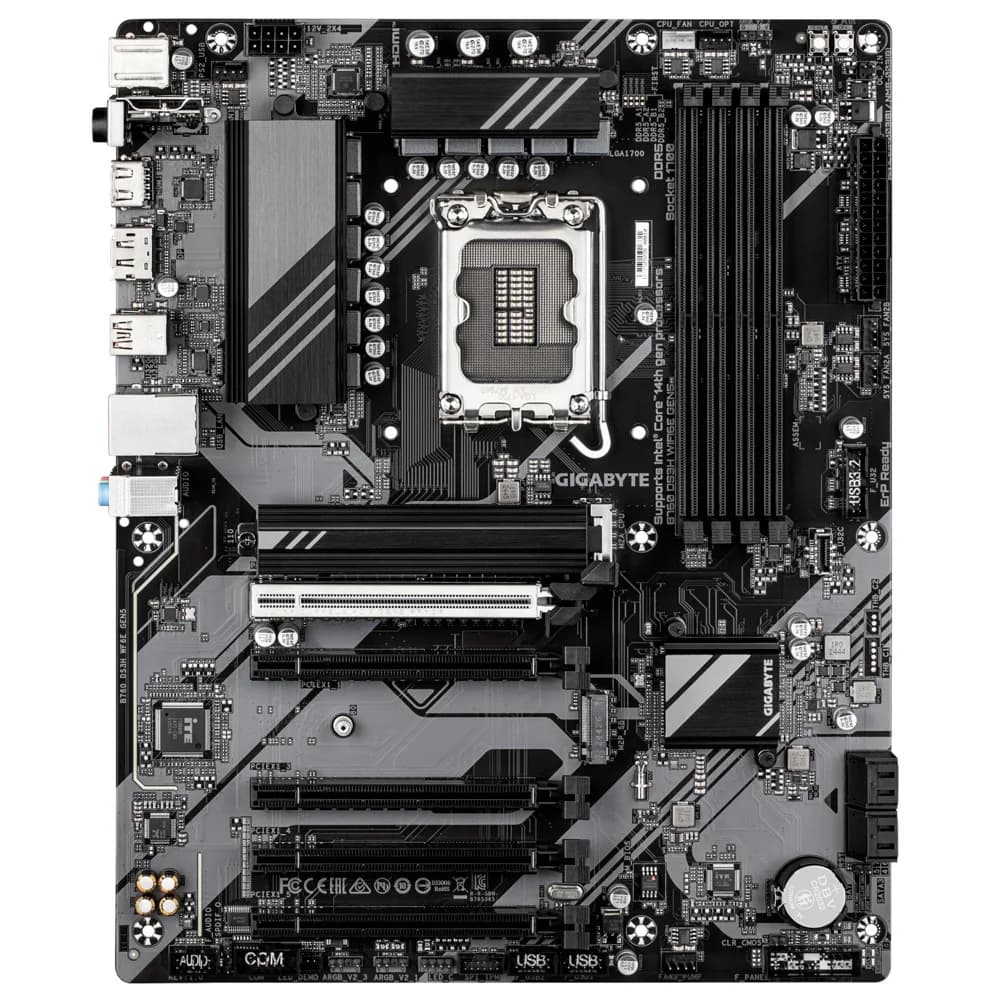 MB Socket1700, ATX, iB760 (DP+HDMI), Gigabyte B760 DS3H WIFI6E GEN5, 4DDR5, PCIx16, 2PCIx1
