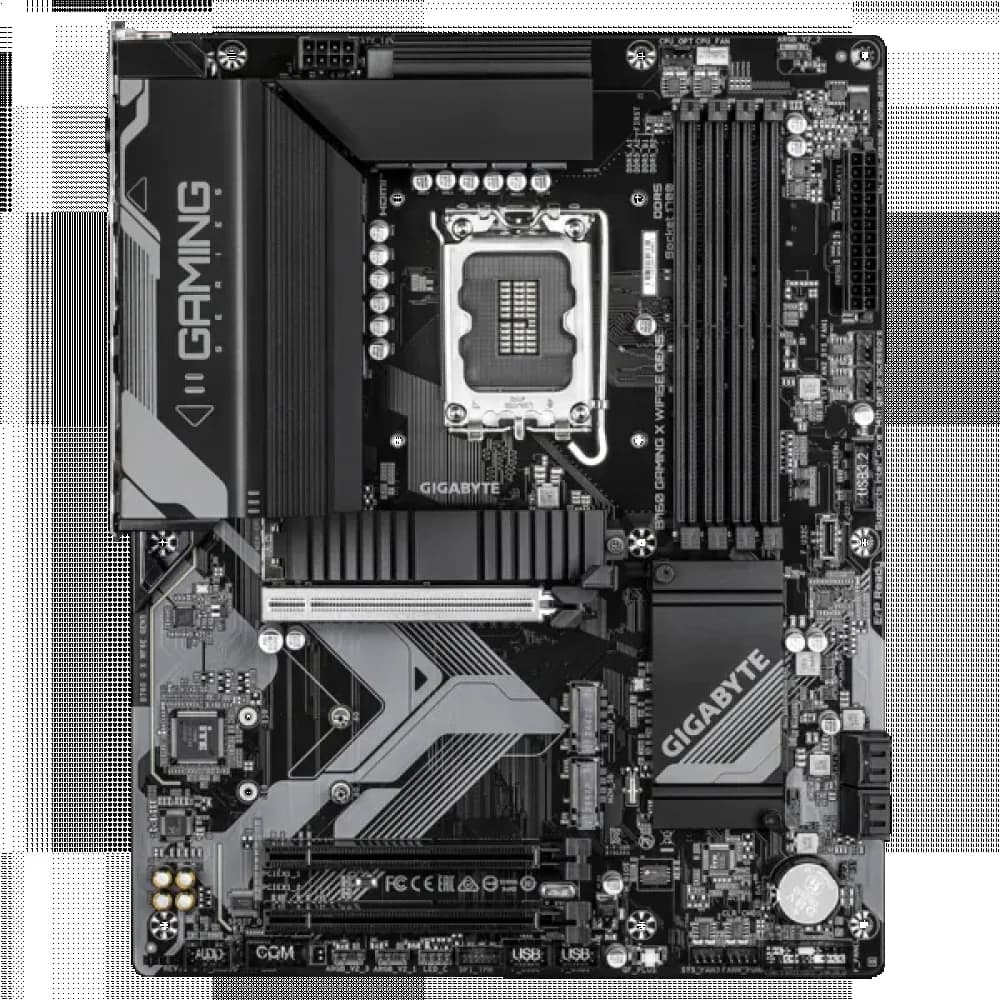 Матплата Gigabyte B760 Gaming X WiFi6E Gen5, iB760,S1700,ATX,4DDR-5,3PCI-Ex16,4SATA,3xM.2,HDMI,DP