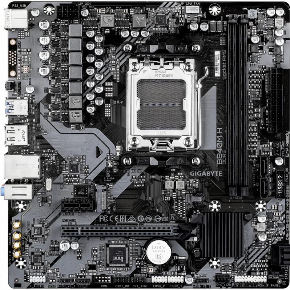 Материнская плата Gigabyte B840M H, RTL