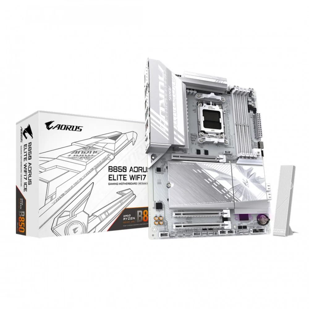 Материнская плата GigaByte B850 Aorus Elite WiFi7 Ice rev. 1.1