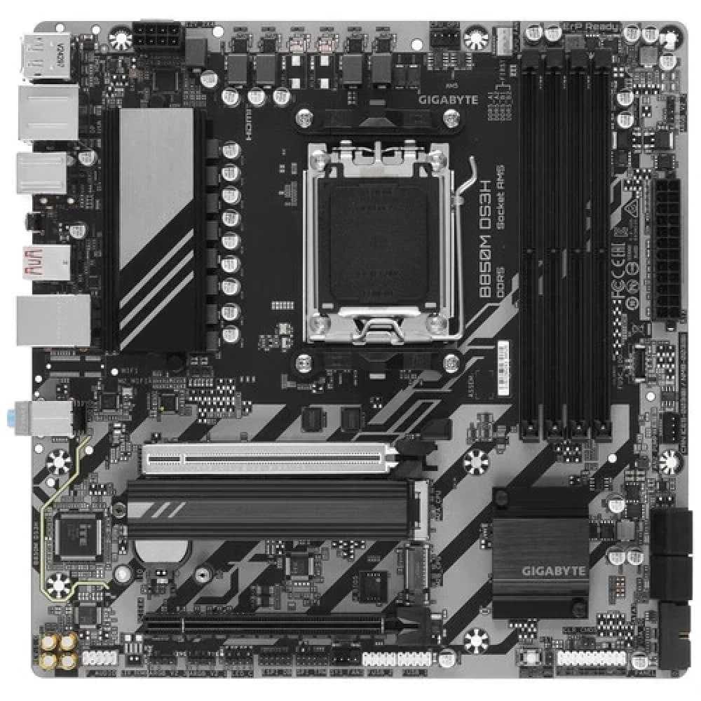 Сист.плата Gigabyte B850M DS3H 1.0, B850, AM5, 4xDDR5, 2xPCI-E x16, M2, SATA, 2xDP, HDMI, BOX