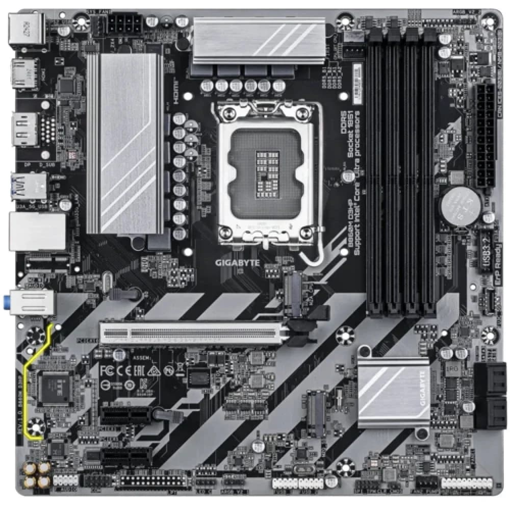 Сист.плата Gigabyte B860M D3HP 1.0, B860, LGA1851, 4xDDR5, PCI-E x16, PCI-E x1, M2, SATA, DP, HDMI, BOX