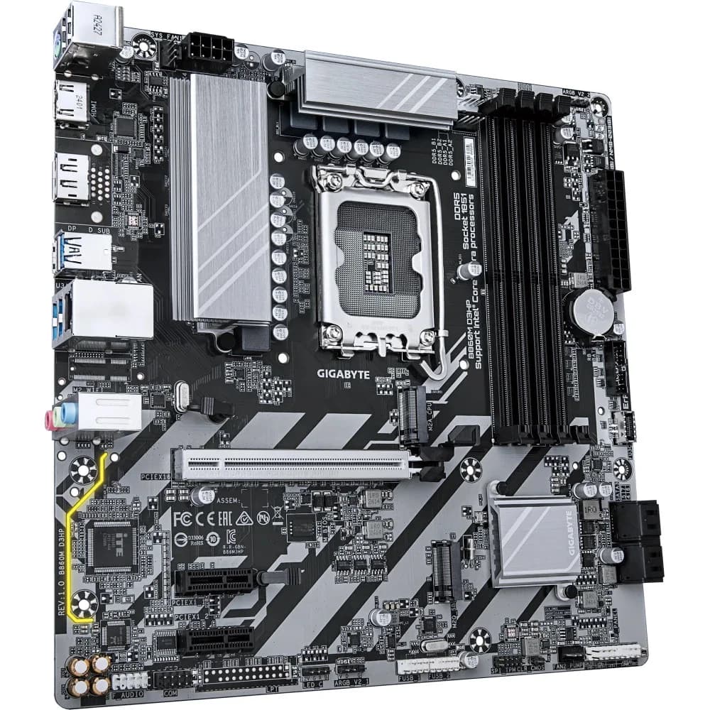 Материнская плата B860 S1851 MATX B860M D3HP GIGABYTE