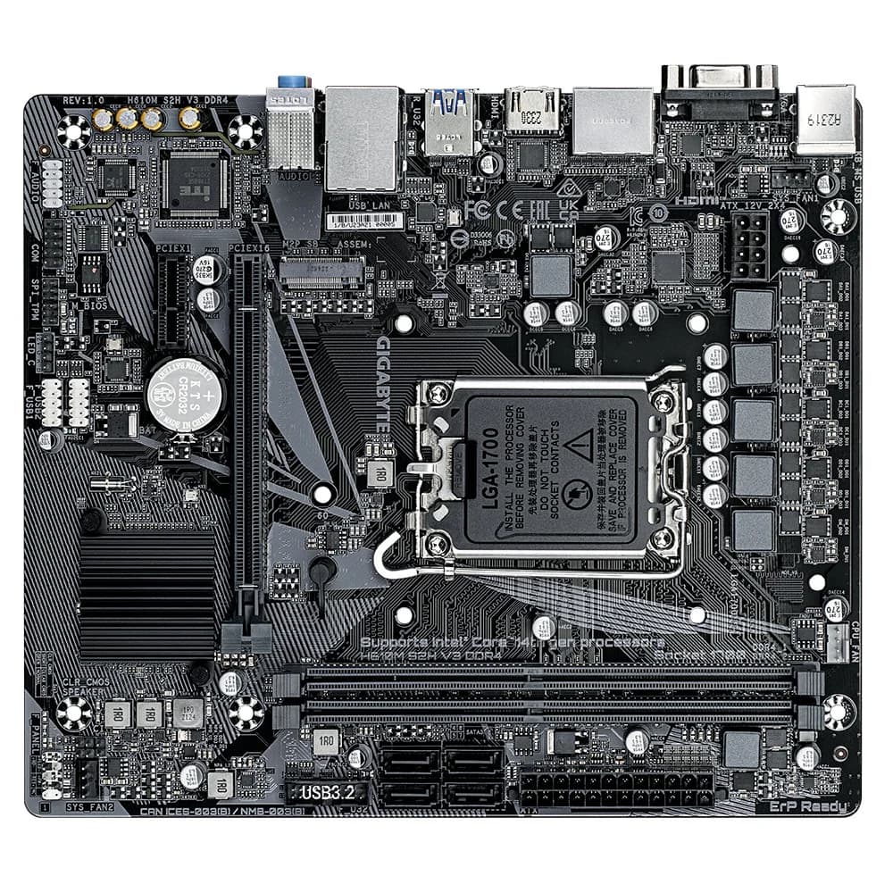 Материнская плата GigaByte H610M S2H V3 DDR4 rev. 1.0