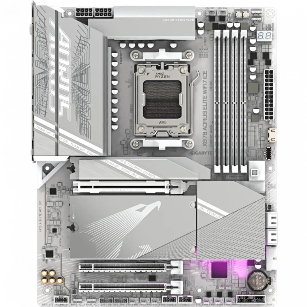 Материнская плата GigaByte X870 Aorus Elite WIFI7 Ice rev. 1.1