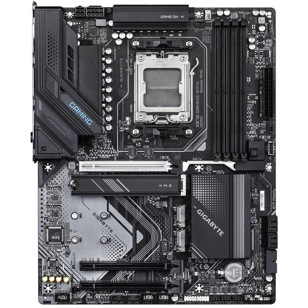 Сист.плата Gigabyte X870 GAMING WF6 1.0, X870, AM5, 4xDIMM DDR5, 3xPCI-E x16, 3xM.2, 4xSATA, HDMI, 2xUSB4, WIFI6, BOX