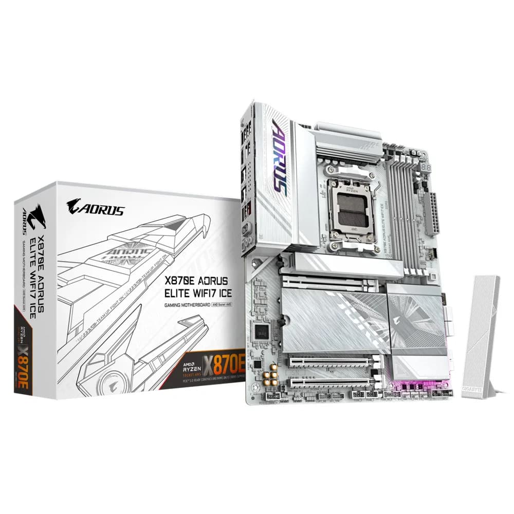 Материнская плата Gigabyte X870E AORUS ELITE WIFI7 ICE, RTL