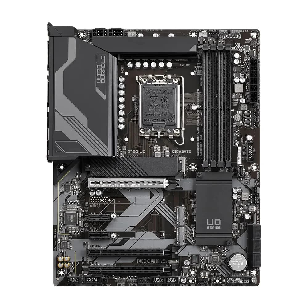 Z790 UD, Socket 1700, Intel®Z790, 4xDDR5-4800, HDMI+DP, 3xPCI-Ex16, 2xPCI-Ex1, 6xSATA3(RAID 0/1/5/10), 3xM.2, 8Ch Audio, 2,5GbLan, (4+4)xUSB2.0, (5+2)xUSB3.2, (1+1)xUSB3.2 Type-C™, 1xPS/2, ATX, RTL