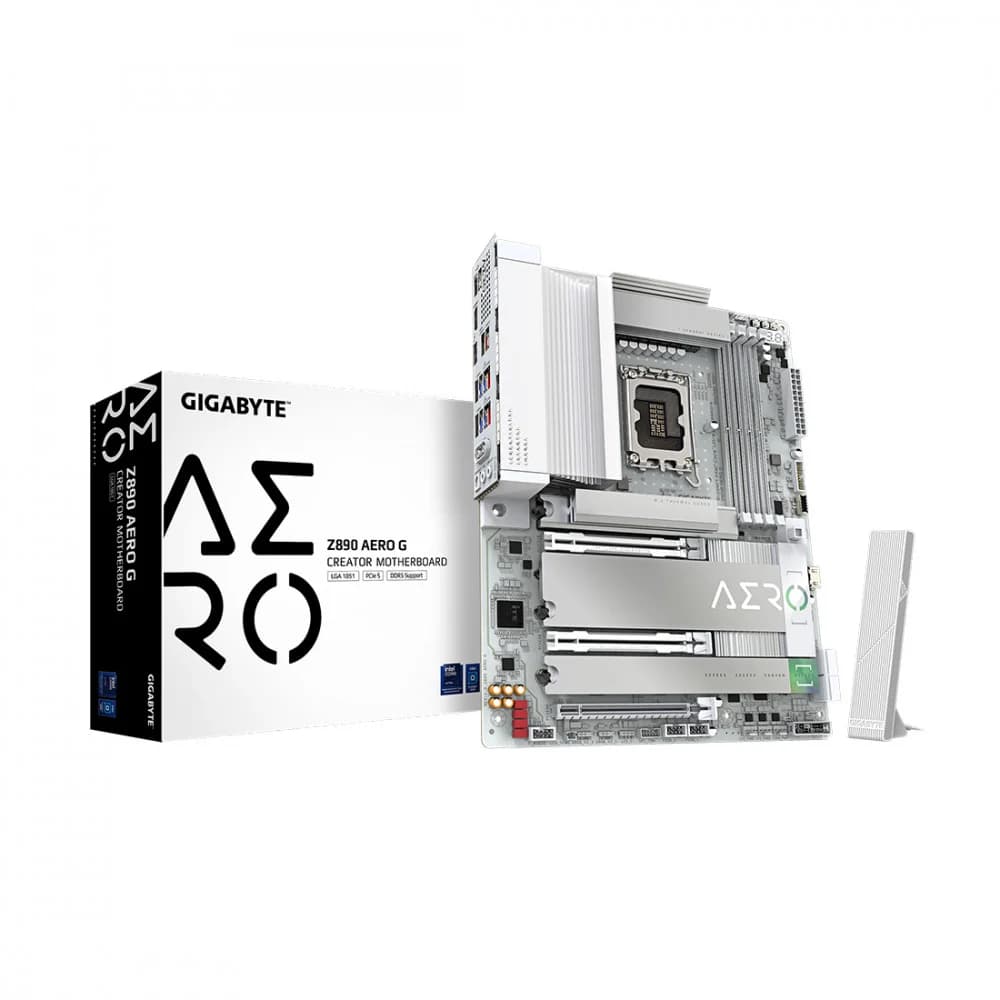 Матплата Gigabyte Z890 Aero G, iZ890, S1851, ATX, 4DDR-5, 4SATA, 5xM.2