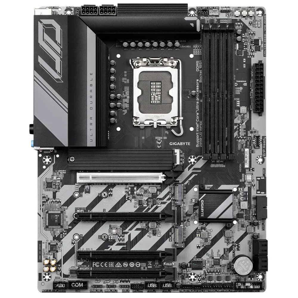 Матплата Gigabyte Z890 UD WiFi 6E, iZ890, S1851, ATX, 4DDR-5, 4SATA, 5xM.2