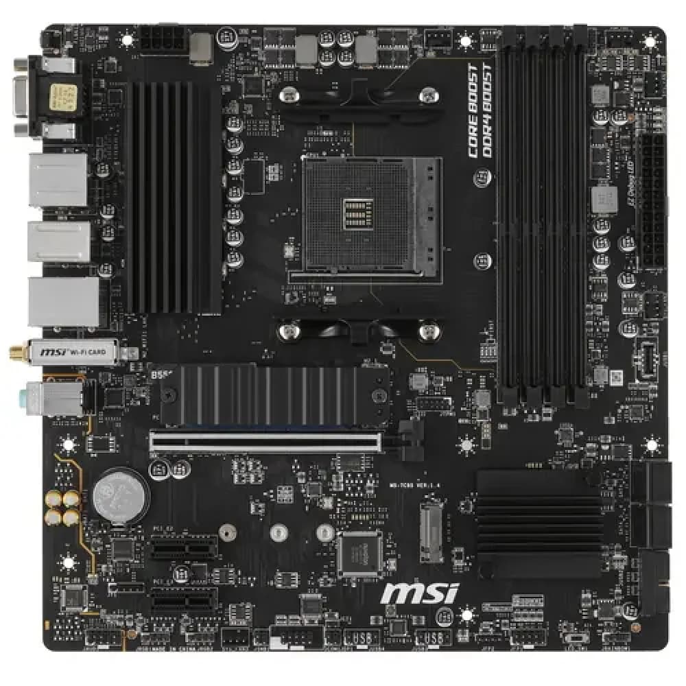 MB Socket AM4, MATX, AMD B550 (D-Sub+HDMI+DP, GNIC) MSI B550M PRO-VDH, 4DDR4, PCIx16, 2PCIx1