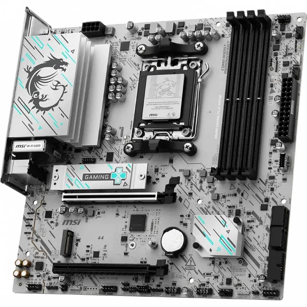 Материнская плата MSI B840M GAMING PLUS WIFI6E AM5 4xDDR5 4xSATA3 RAID 2xM.2 HDMI Type-C mATX