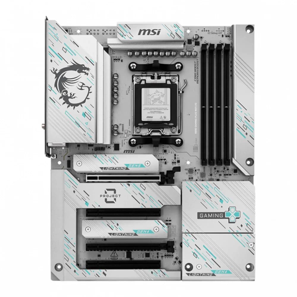Материнская плата MSI B850 GAMING PLUS WIFI PZ AM5 4xDDR5 4xSATA3 RAID 3xM.2 DP 2xType-C ATX
