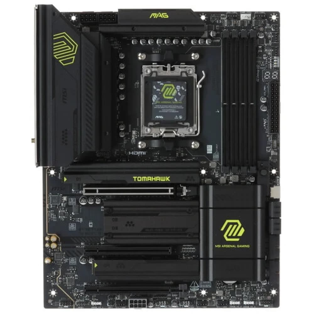 Материнская плата MSI MAG X870 TOMAHAWK WIFI AM5 X870 4xDDR5 4xSATA3 RAID 4xM.2 HDMI DP ATX
