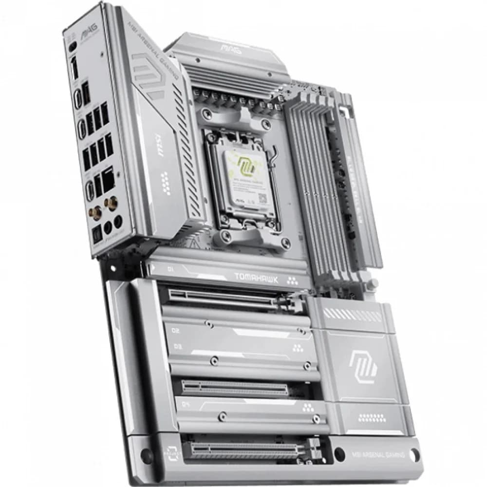 Материнская плата MSI MAG X870E TOMAHAWK MAX WIFI PZ X870E, AM5, 4*DDR5, 3*PCIEx16, 4*M.2, 2*TypeC, 2*USB3.2Gen2, 7*USB3.2Gen1, 8*USB2.0, 4*SATA3.0, 5G, 2*Type-C(DP), HDMI, ATX, RTL
