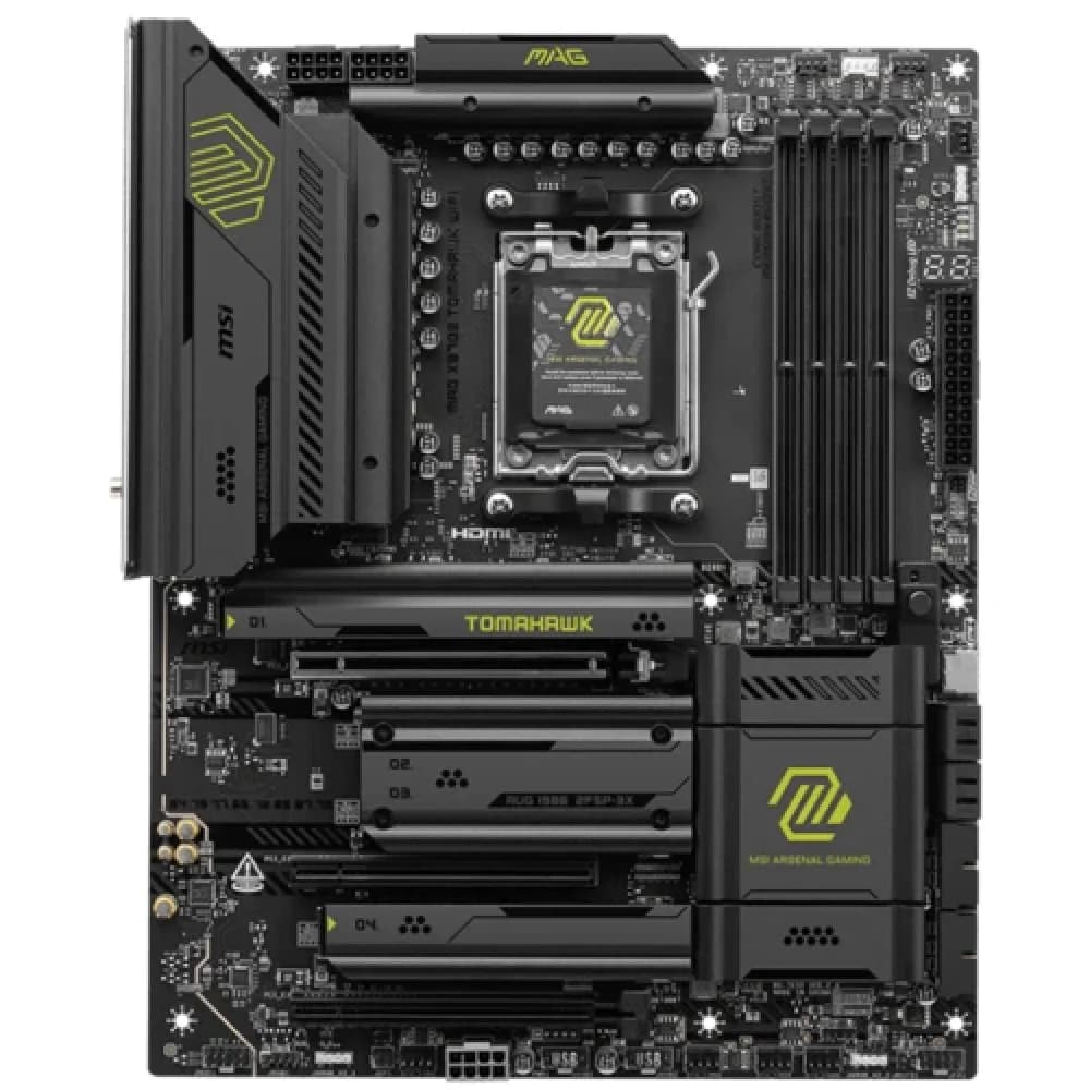Материнская плата MSI MAG X870E TOMAHAWK WIFI AM5 4xDDR5 4xSATA3 RAID 4xM.2 HDMI 3xType-C ATX