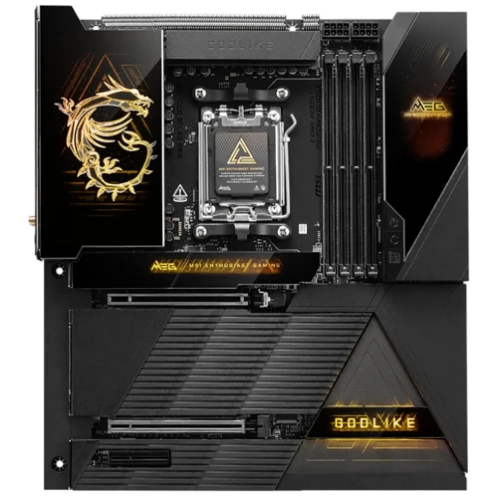 Материнская плата MSI MEG X870E GODLIKE AM5 4xDDR5 4xSATA3 RAID 7xM.2 7xType-C(2xDP) EATX