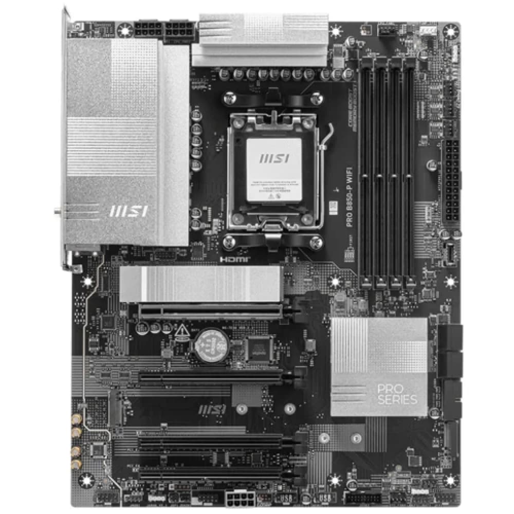 Материнская плата MSI PRO B850-P WIFI AM5 4xDDR5 4xSATA3 RAID 3xM.2 1xHDMI 2xType-C ATX