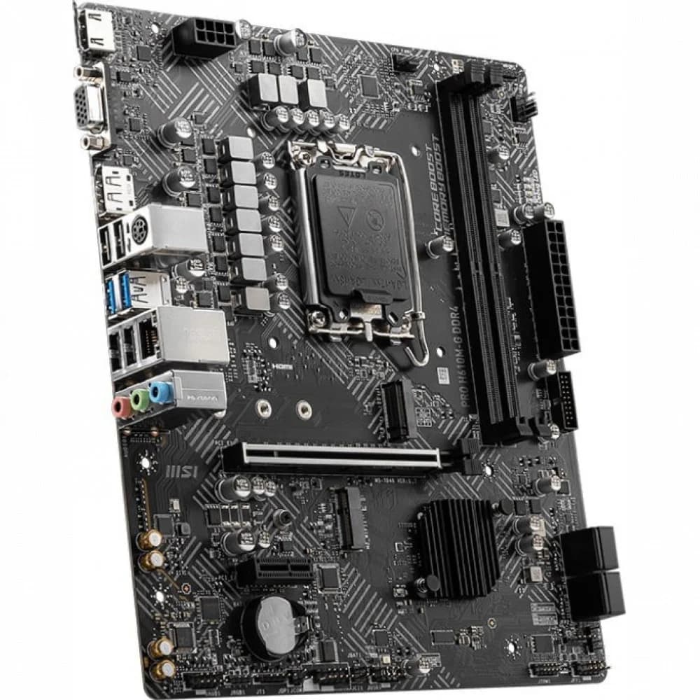 PRO H610M-G DDR4, mATX, H610, LGA1700,2xDDR4,1xPCI-Ex16,1xPCI-Ex1, 2xM.2(KEY M+KEY E), 4xSATA3, 4xUSB 3.2, 6xUSB 2.0 (925024)