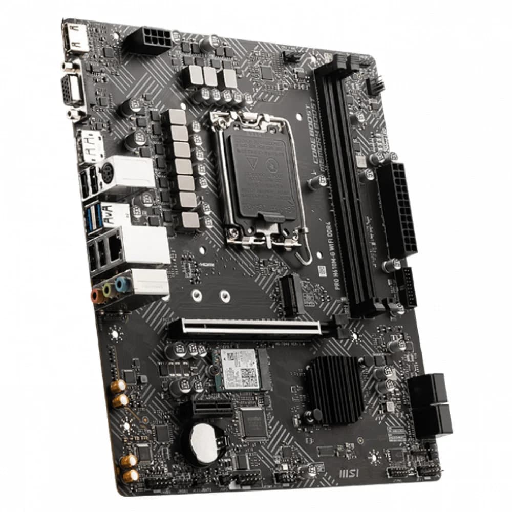 PRO H610M-G WIFI DDR4/MS-7D46\PRO H610M-G WIFI DDR4\601-7D46-460,14\801-7D46-029\ STD OPT:AB PRO H610M-G WIFI DDR4,H610,LGA1700,2DDR4,1PCI-Ex16,1PCI-Ex1,1M.2,4SATA3,4USB3.2 Ge\,