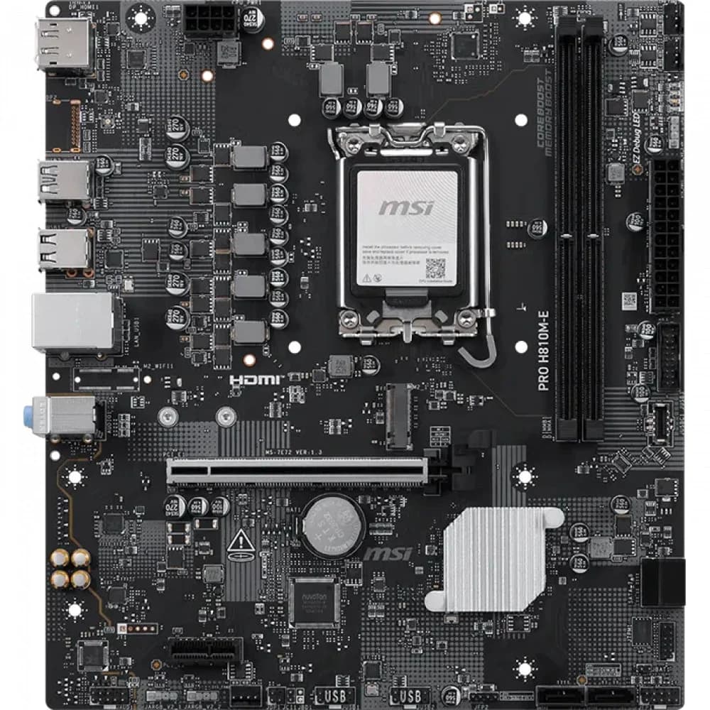 Материнская плата H810 S1851 MATX PRO H810M-E MSI
