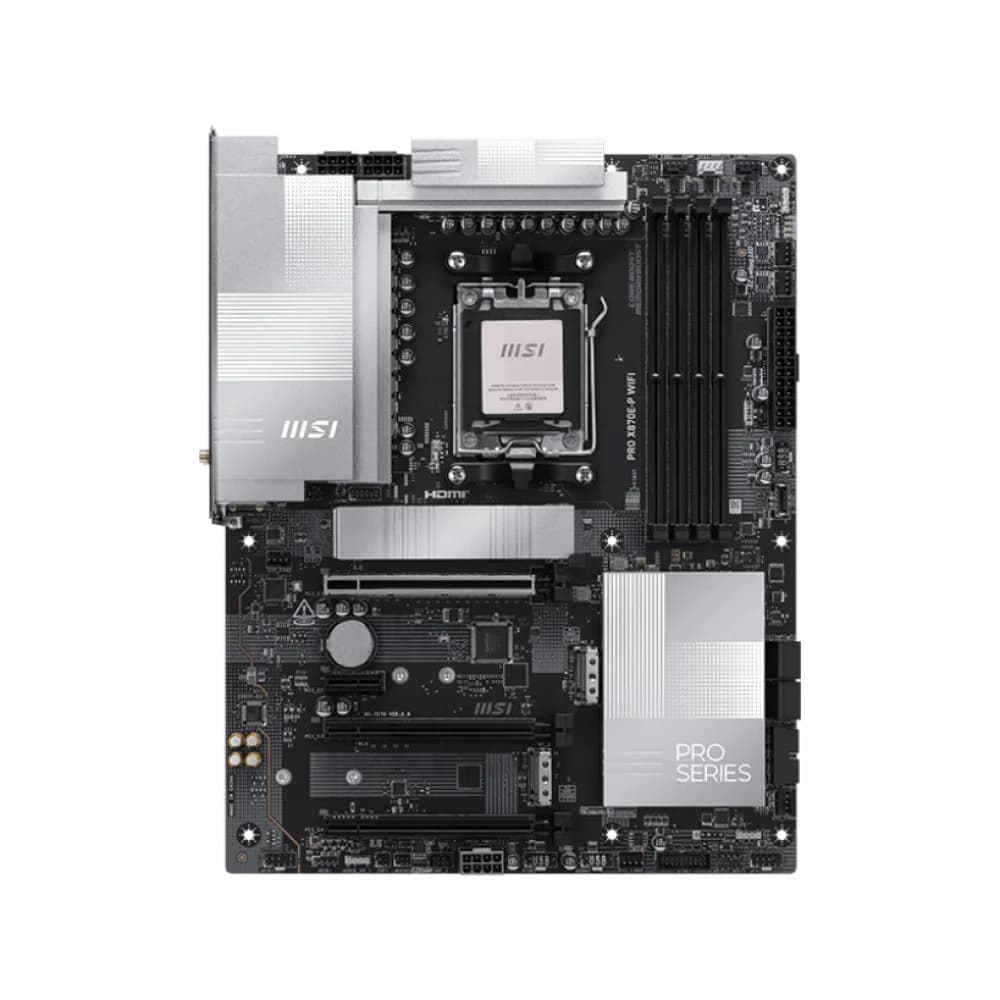 Материнская плата MSI PRO X870E-P WIFI AM5 4xDDR5 4xSATA3 RAID 3xM.2 HDMI 2xType-C(DP) ATX