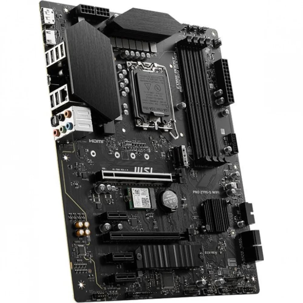 Материнская плата MSI PRO Z790-S WIFI LGA1700 4xDDR5 4xSATA3 RAID 2M.2 HDMI DP ATX