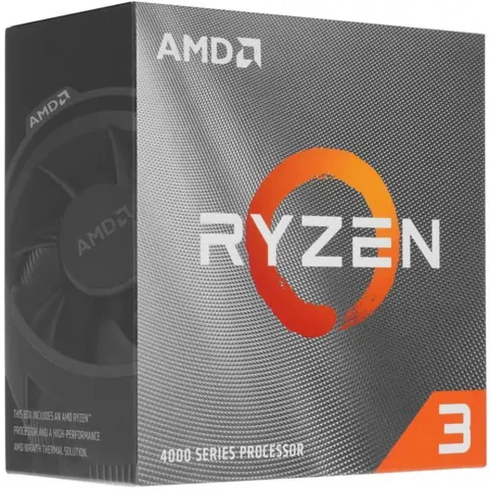 CPU AMD Ryzen 3 4100, 3.8GHz (Renoir, 4.0), 4C/8T, (100-100000510BOX), 2/4MB, 65W, AM4, box