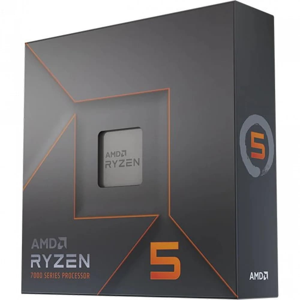 Процессор AMD Ryzen 5 7600X 4,7Гц (5,3ГГц Turbo) Zen4 6-ядер 12-потоков, 6MB L2, 32MB L3, 105W-142W, AM5, 100-100000593WOF