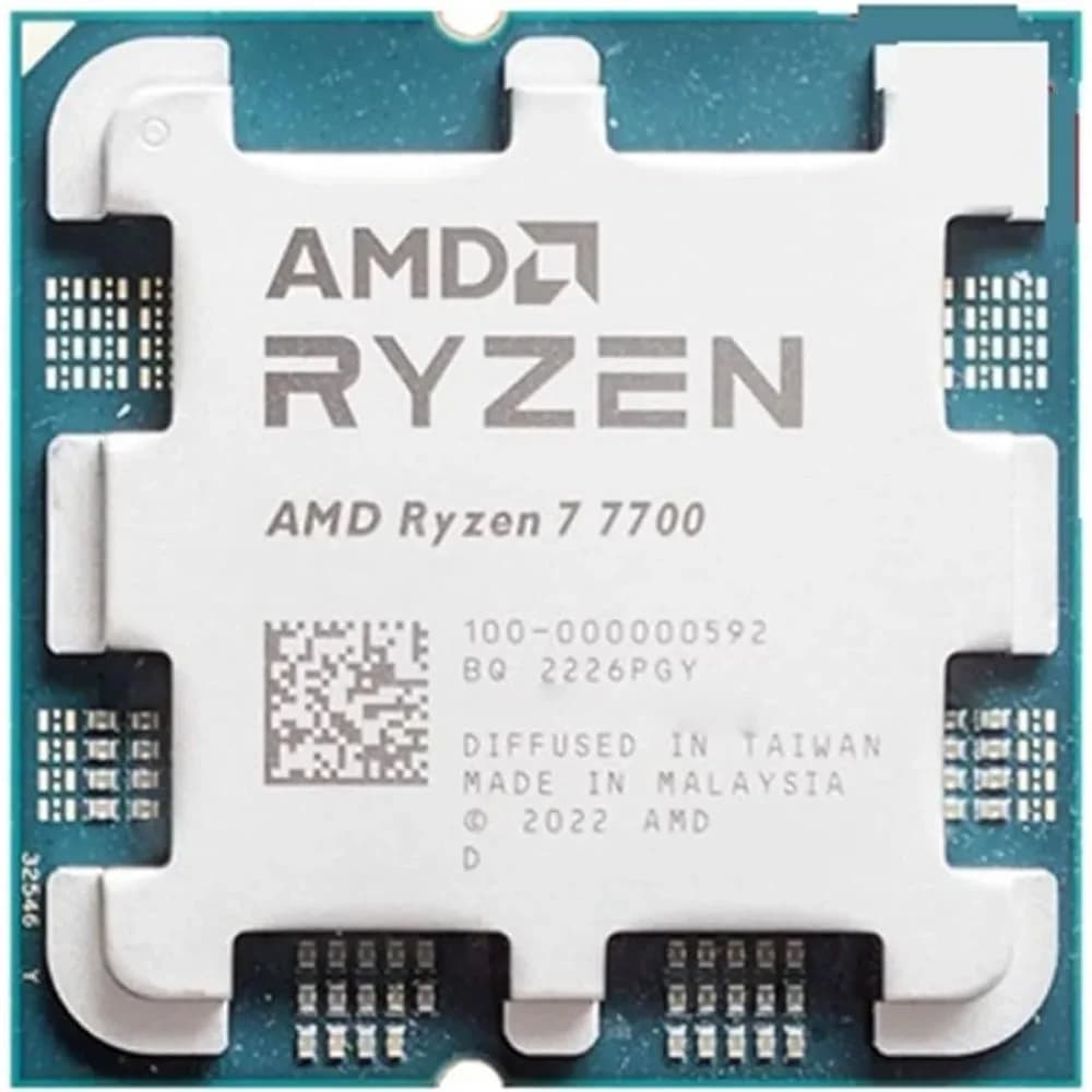 CPU AMD Ryzen 7 7700, 3.8GHz (Raphael, 5.3), 8C/16T, (100-000000592), 8/32MB, 65W, AM5, oem