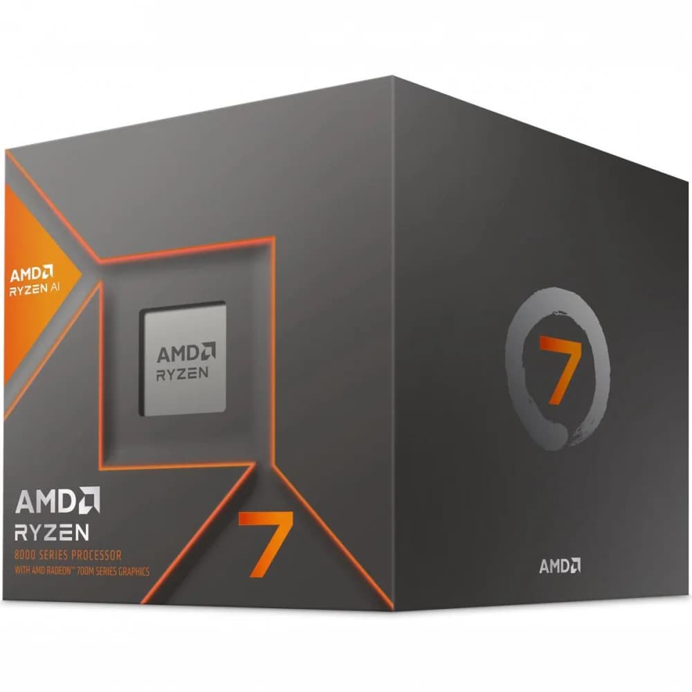 Процессор AMD Ryzen 7 8700G 4,2Гц (5,1ГГц Turbo) AM5, 4nm, 8/16/ L2 8Mb, L3 16Mb, 65W, with Radeon™ Graphics, 100-100001236BOX