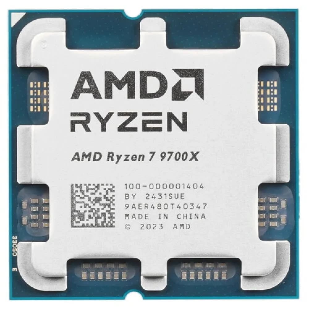 Процессор AMD Ryzen™ 7 9700X 3,8GHz (5,5GHz Turbo) AM5, 4nm, 8/16/ L2 8Mb, L3 32Mb, 65W, 100-000001405