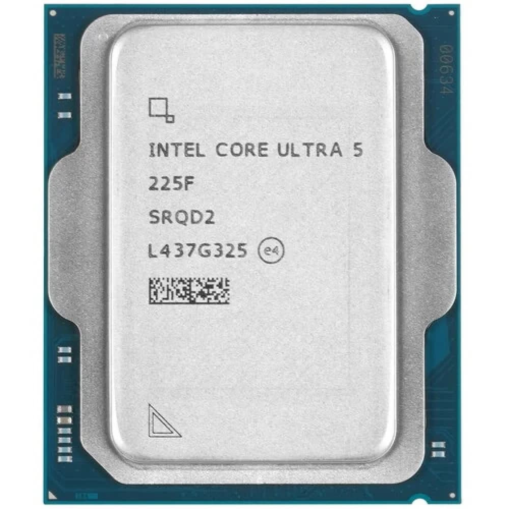 Процессор, Intel, Core Ultra 5 225F LGA1851, оем, 20M, 2.70/3.30 GHz, 10(4+6)/10 Core Arrow Lake, 65 (121) Вт, без встроенного видео