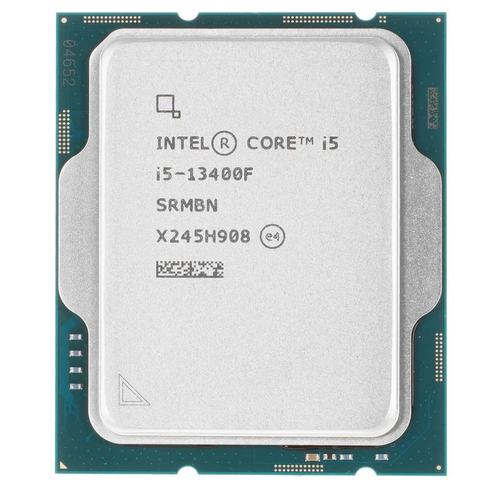 CPU Intel Core i5-13400F Base 1,8GHz(EC), Performance 2,5GHz(PC), Max Turbo 4,6GHz, Cache 20Mb, 10/16 Raptor Lake, TDP 65W, Turbo TDP 154W, FCLGA1700 w/o cooler, OEM (CM8071505093005)