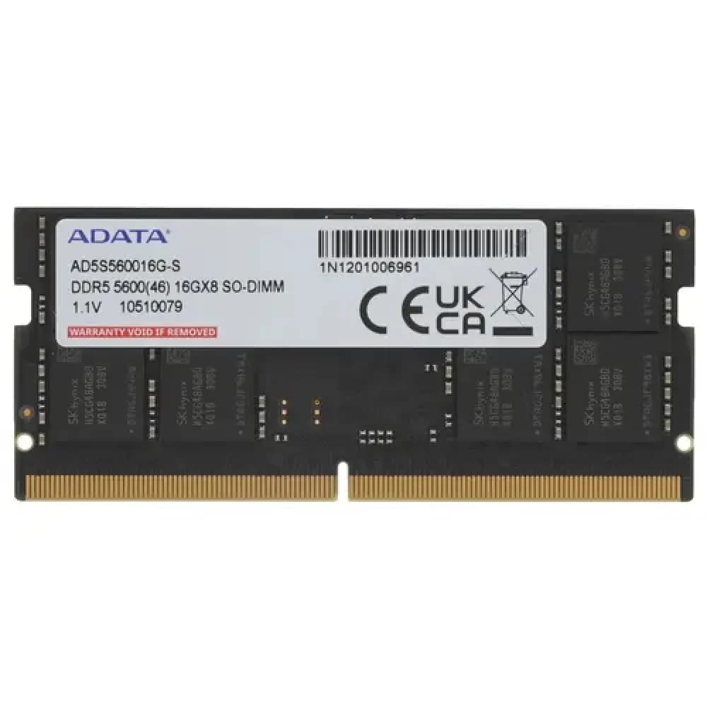 SO-DIMM 16 GB DDR5 PC44800/5600MHz Adata, CL46-45-45, 1.1V, BOX