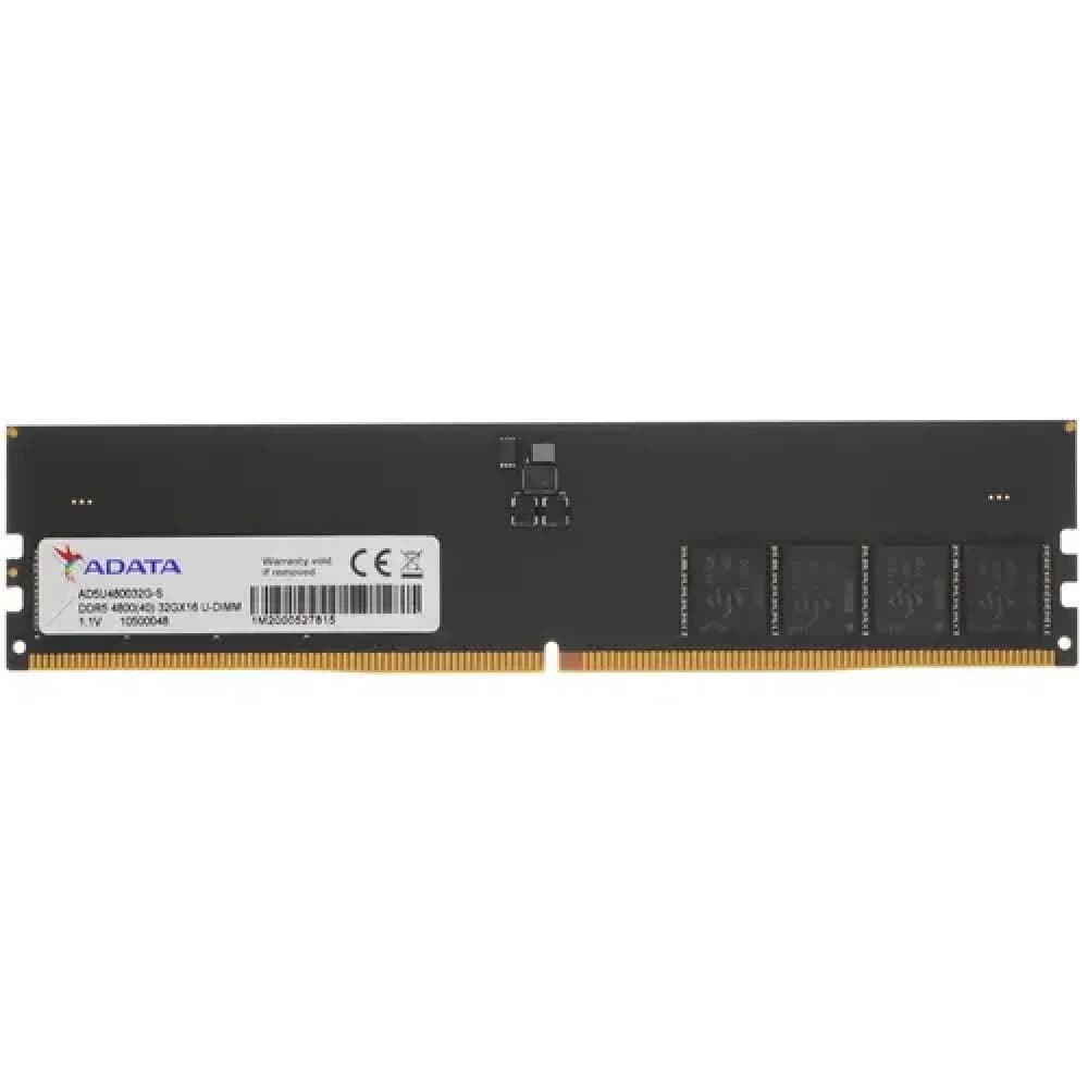 Модуль памяти ADATA 32GB DDR5 4800 UDIMM AD5U480032G-S, CL40, 1.1V