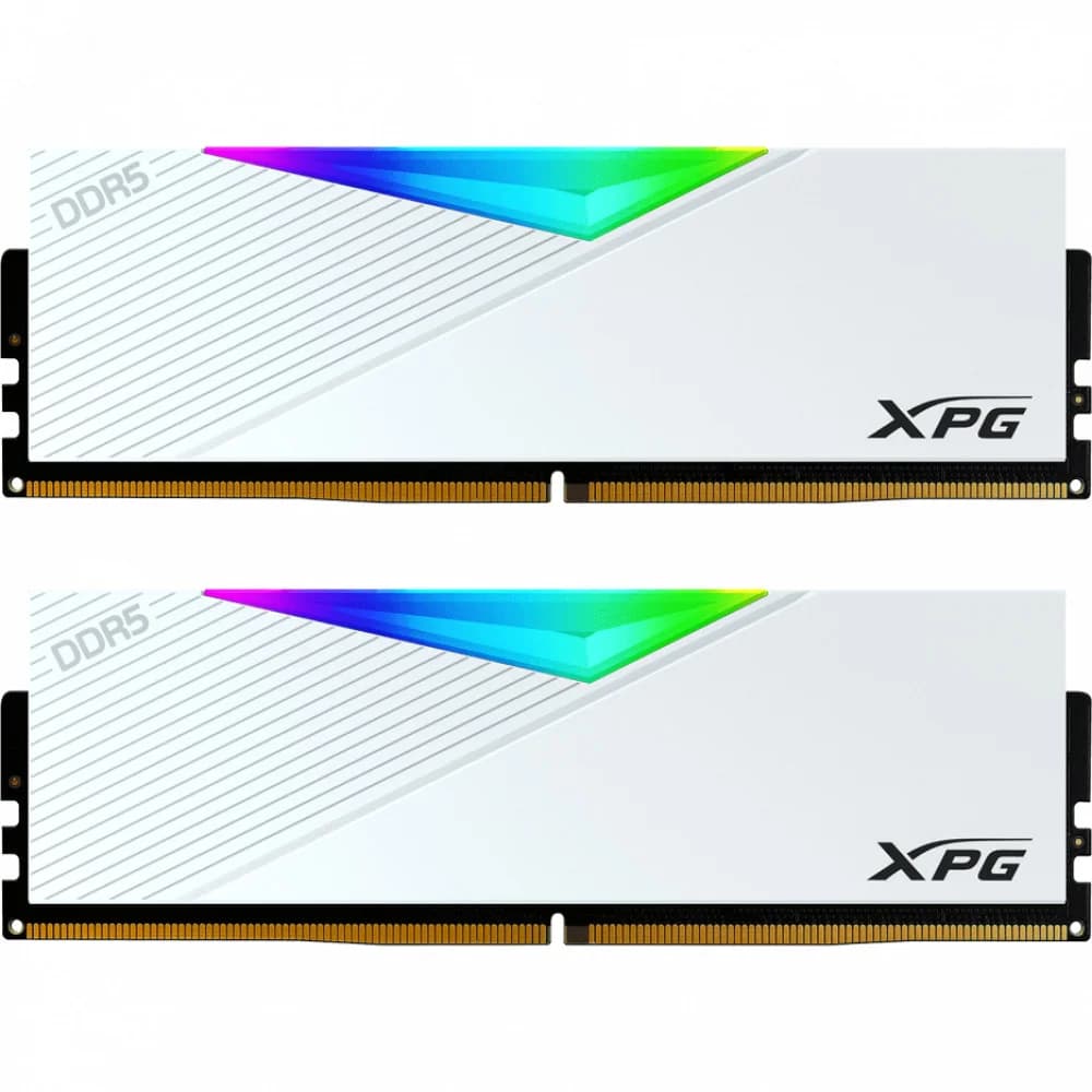 Модуль памяти XPG LANCER RGB 64GB DDR5-6400 AX5U6400C3232G-DCLARWH, CL32, 1.4V K2*32GB RGB WHITE ADATA