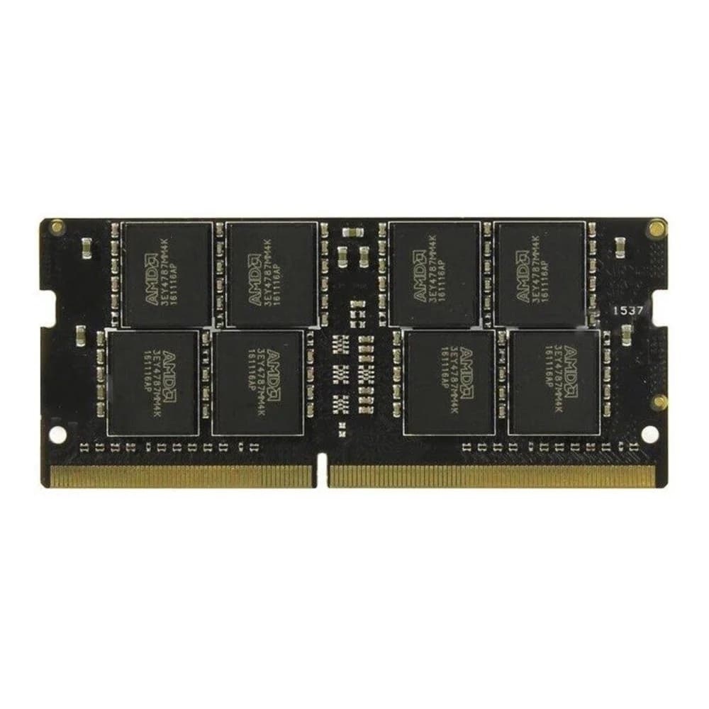 16GB AMD Radeon™ DDR4 2666 SO DIMM R7 Performance Series Black R7416G2606S2S-UO Non-ECC, CL16, 1.2V, Bulk (182194)