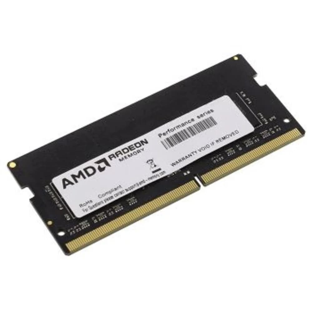 16GB AMD Radeon™ DDR4 2400 SO DIMM R7 Performance Series Black R7416G2400S2S-UO Non-ECC, CL17, 1.2V, Bulk (181418) {50}