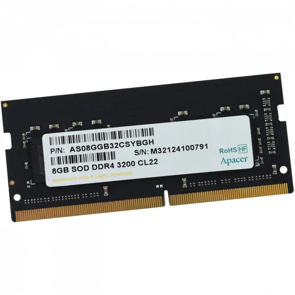 SO-DIMM DDR4 8 GB 3200MHz Apacer, ES.08G21.GSH, CL22